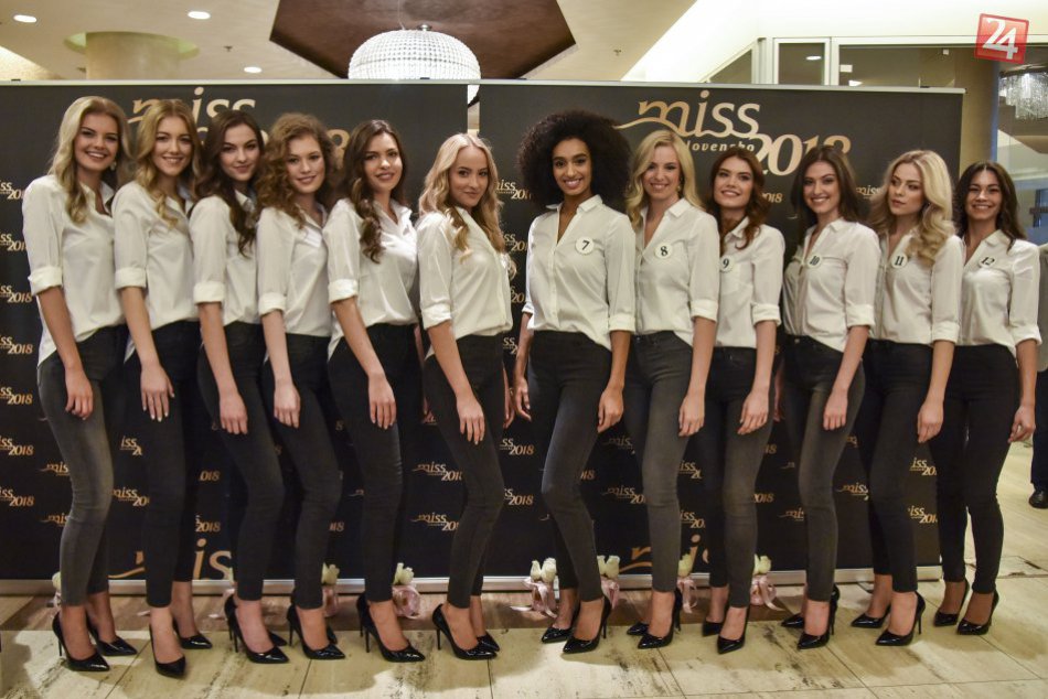 Finalistky súťaže krásy Miss Slovensko 2018
