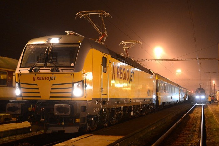 Ilustračný obrázok k článku Nové lokomotívy budú ťahať vozne RegioJetu aj z Košíc do Prahy