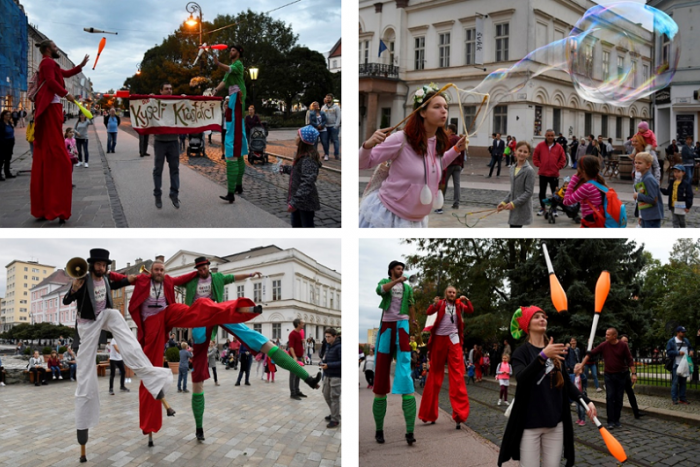 Ilustračný obrázok k článku V Košiciach je trojdňový žonglérsky festival Kužeľ: Pripravte sa na večernú ohňovú šou!, FOTO