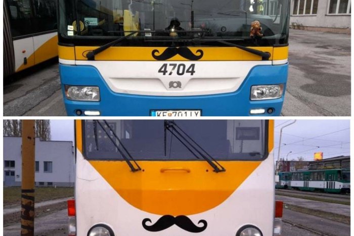 Ilustračný obrázok k článku Po Košiciach jazdia fúzaté autobusy a električky: Viete, čo je za tým? FOTO