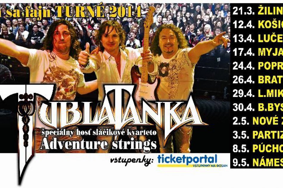 Tublatanka - plagát na tour