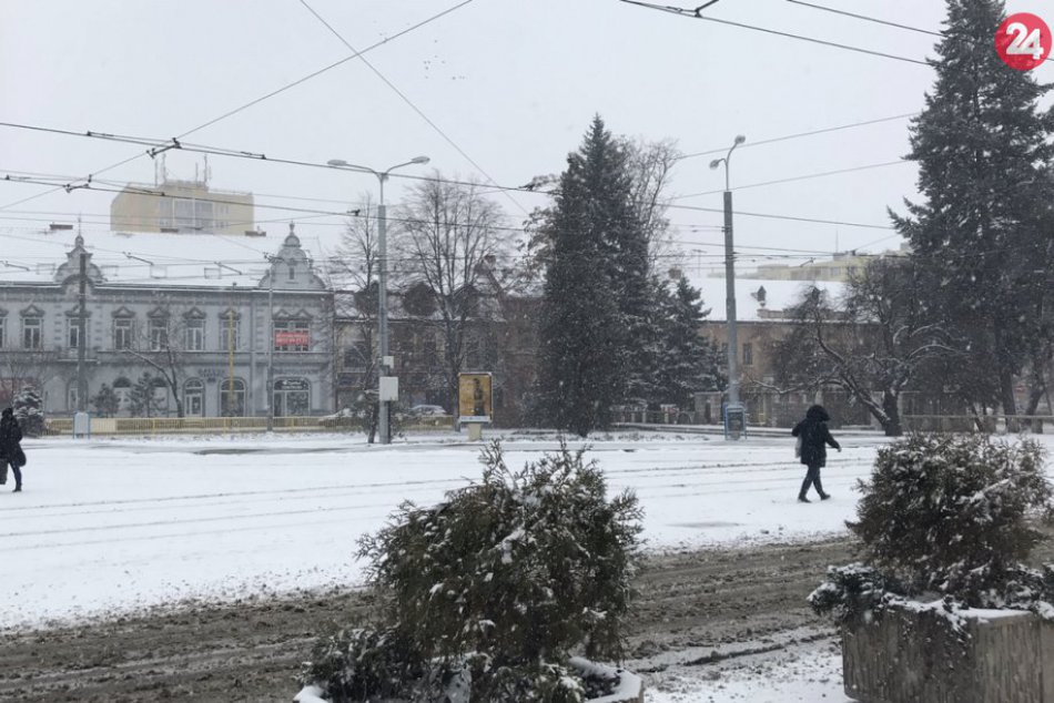 Sneh v Košiciach